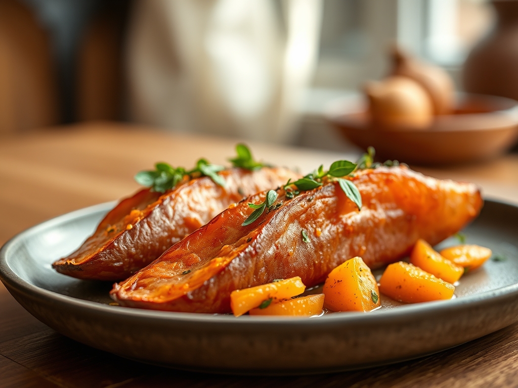 Freshly prepared gluten free sweet potato recipes