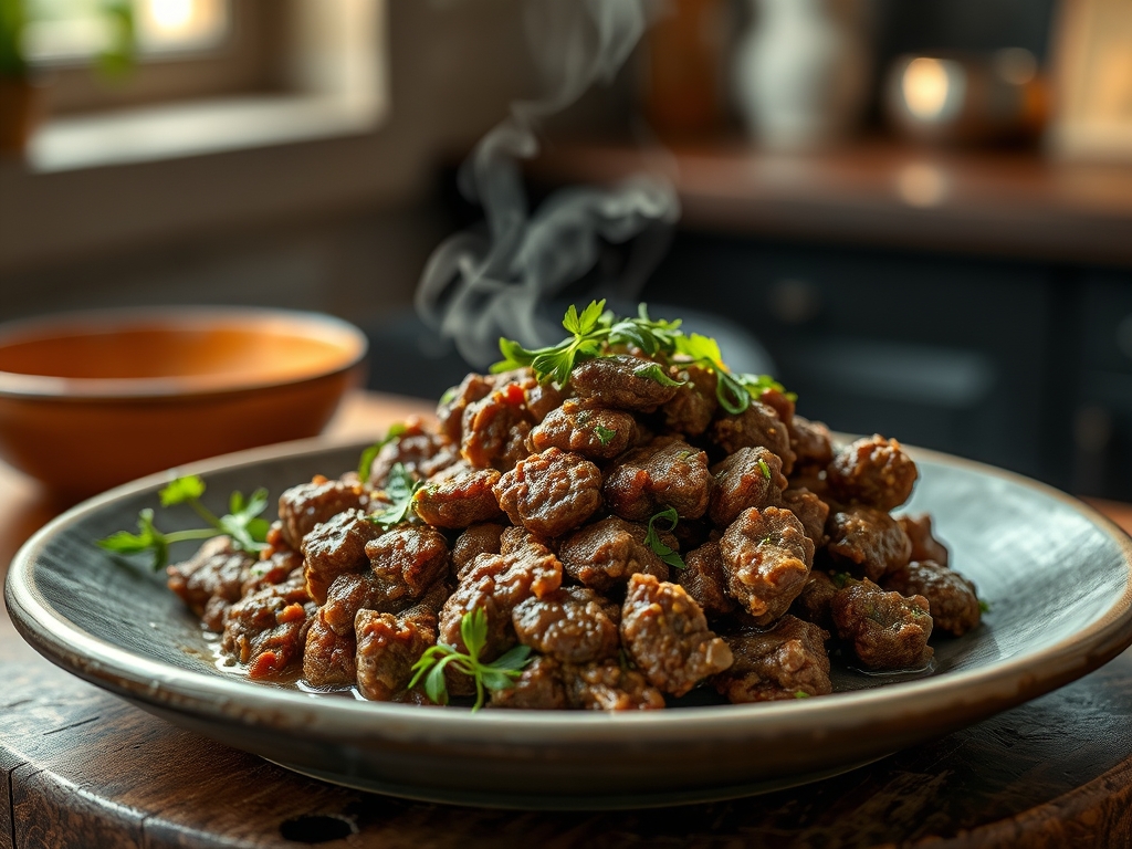 Freshly prepared ground beef recipes few ingredients