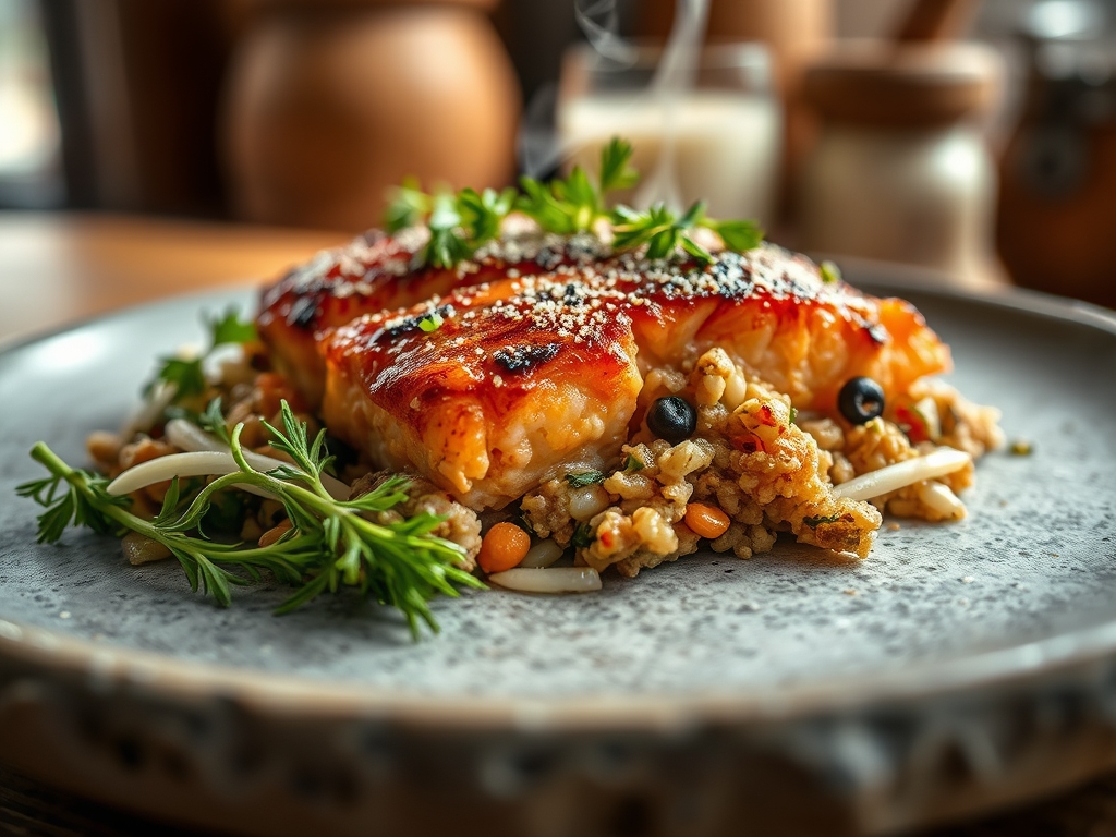 Freshly prepared ground salmon recipes