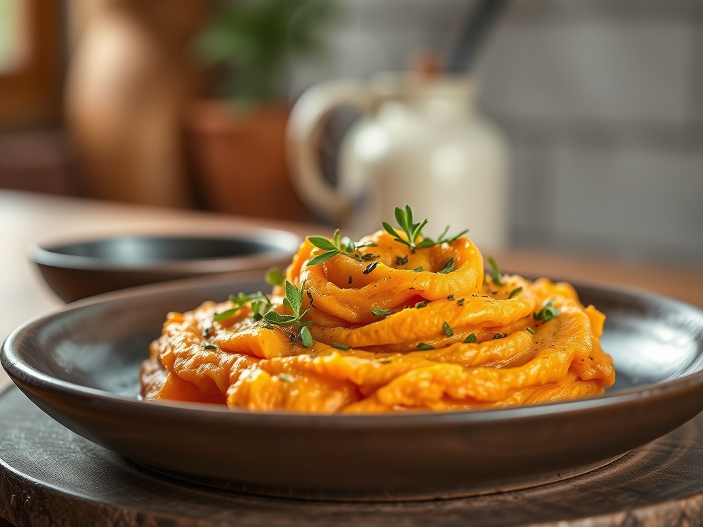 Freshly prepared mashed sweet potato recipes easy