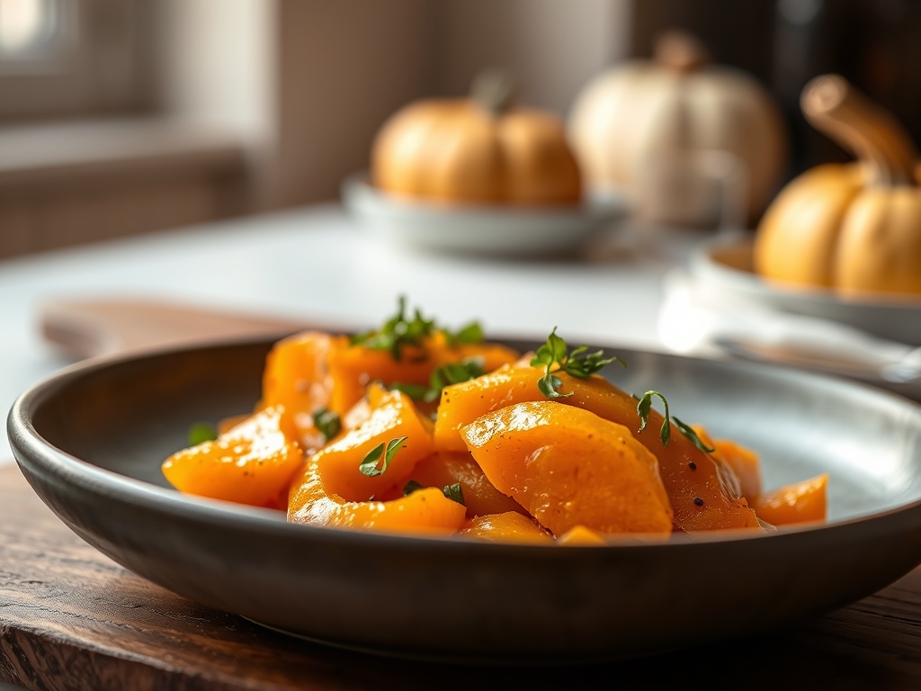 Freshly prepared pumpkin sweet potato recipes