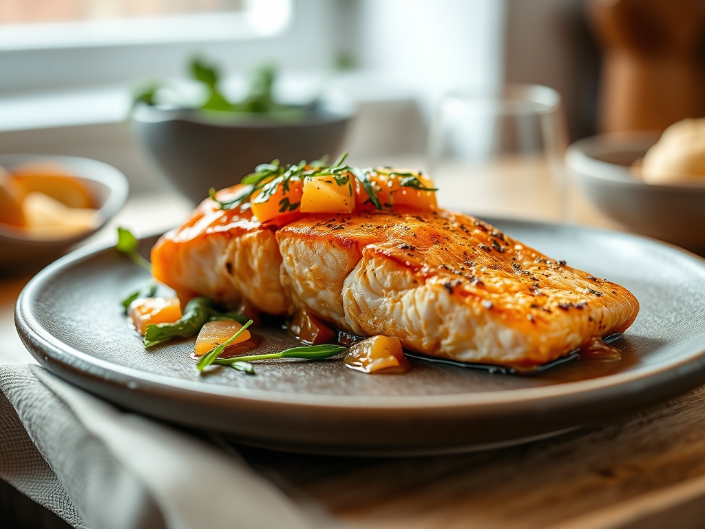 Freshly prepared salsa salmon recipes