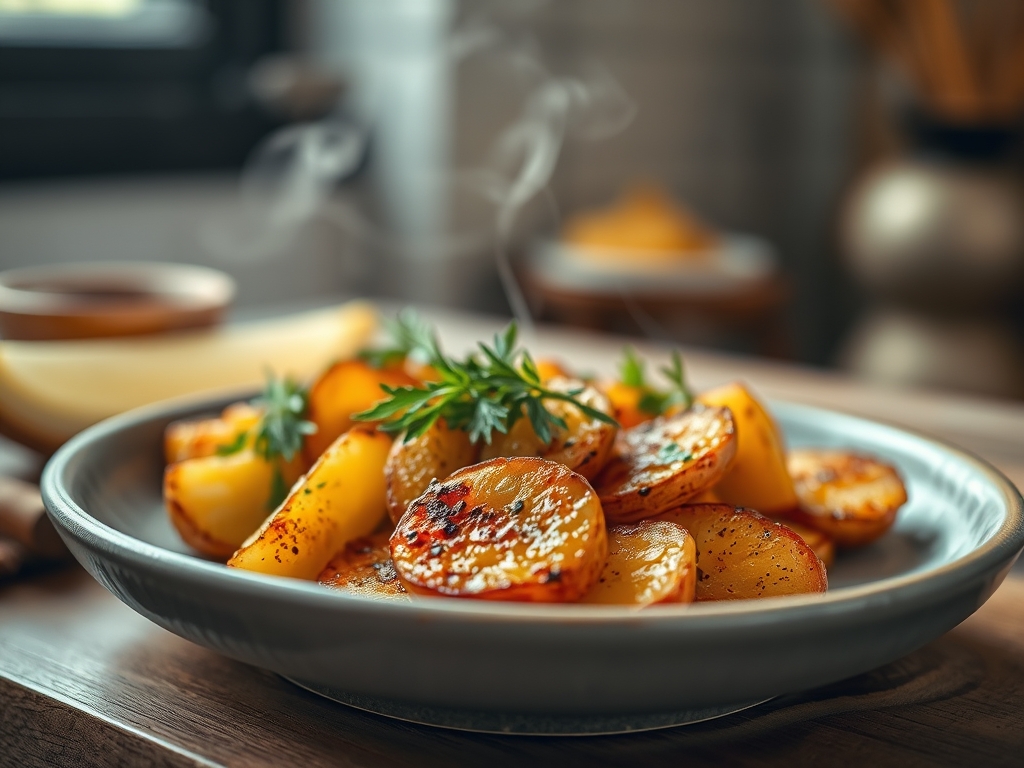 Freshly prepared smoked potato recipes