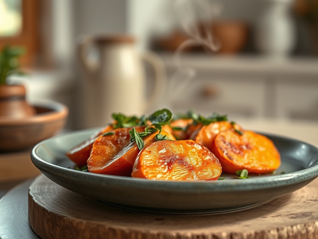 Freshly prepared summer sweet potato recipes
